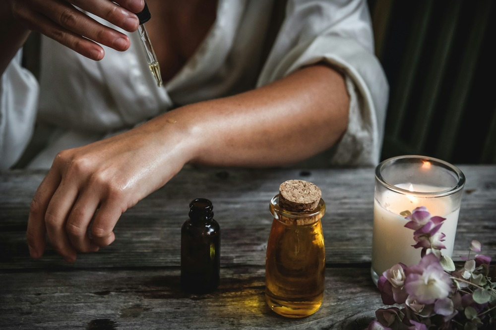 Image of almond oil for glowing and healthy skin